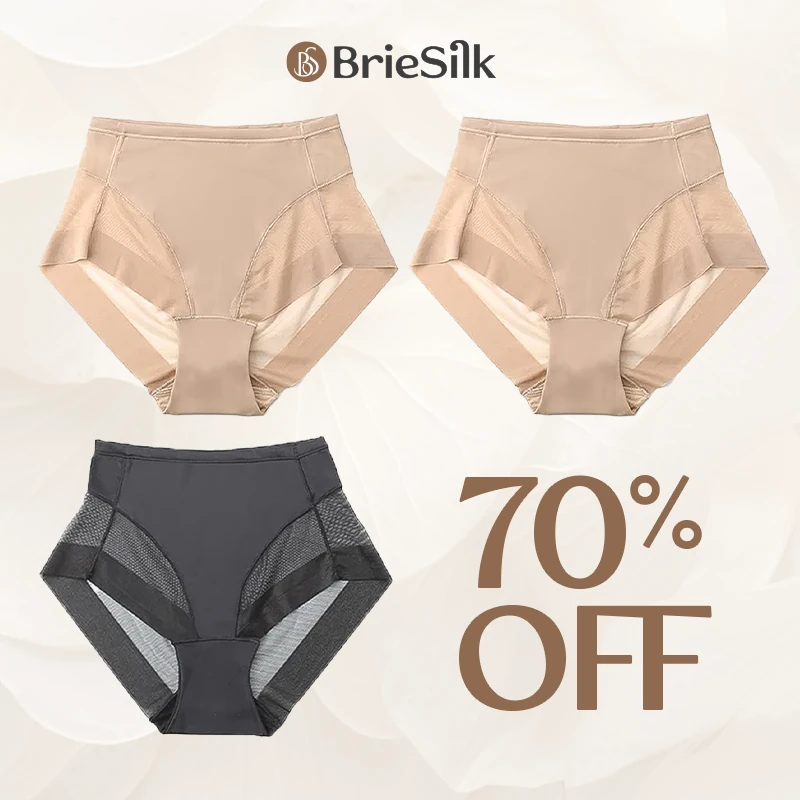 BrieSilk - Ice Silk High Waist Hiplift Panties