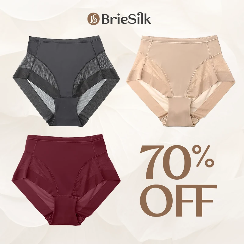 BrieSilk - Ice Silk High Waist Hiplift Panties