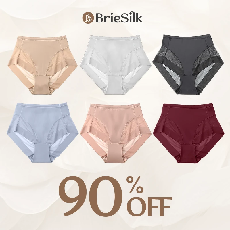 BrieSilk - Ice Silk High Waist Hiplift Panties