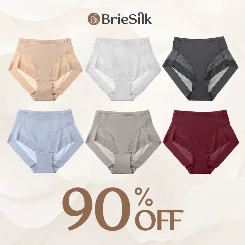 BrieSilk - Ice Silk High Waist Hiplift Panties