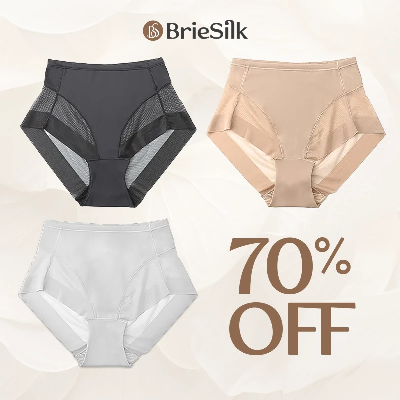 BrieSilk - Ice Silk High Waist Hiplift Panties