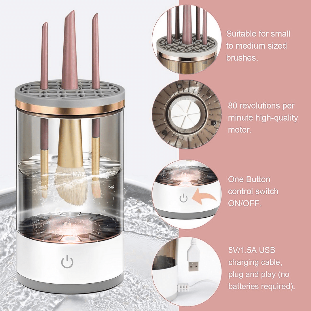 BristleBlast - Electric Makeup Brush Cleaner