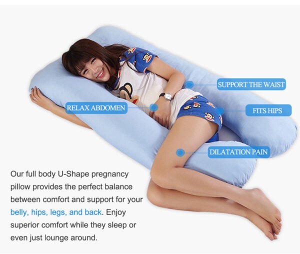 BumpBuddy U-Shaped Pregnancy Sleeping Pillow