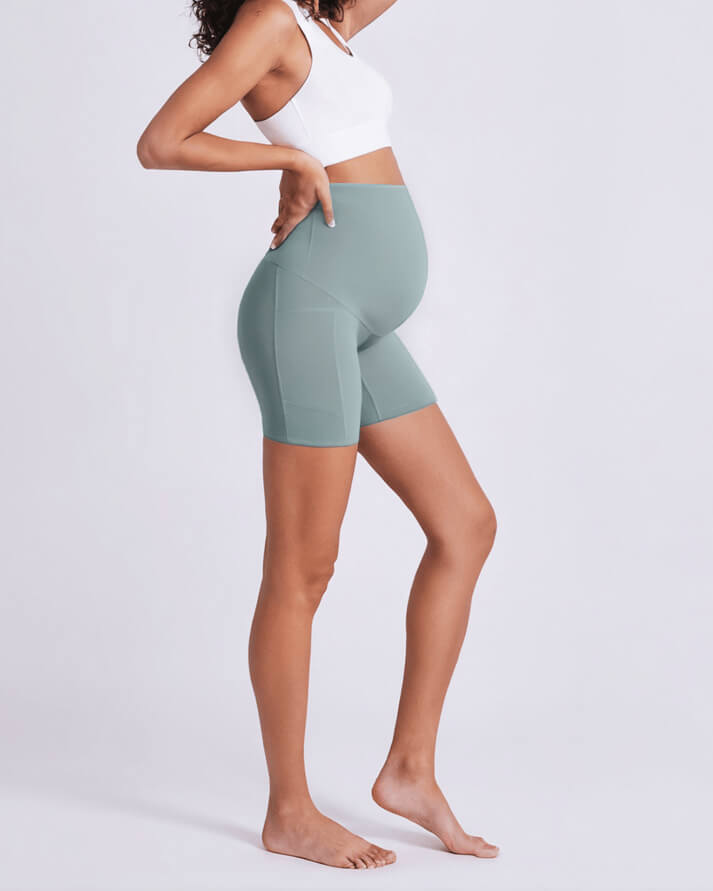 ComfortCloud 2.0 - Maternity & Postpartum Biker Shorts