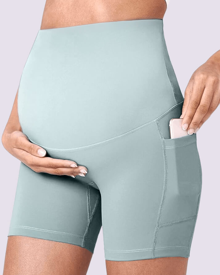 ComfortCloud 2.0 - Maternity & Postpartum Biker Shorts