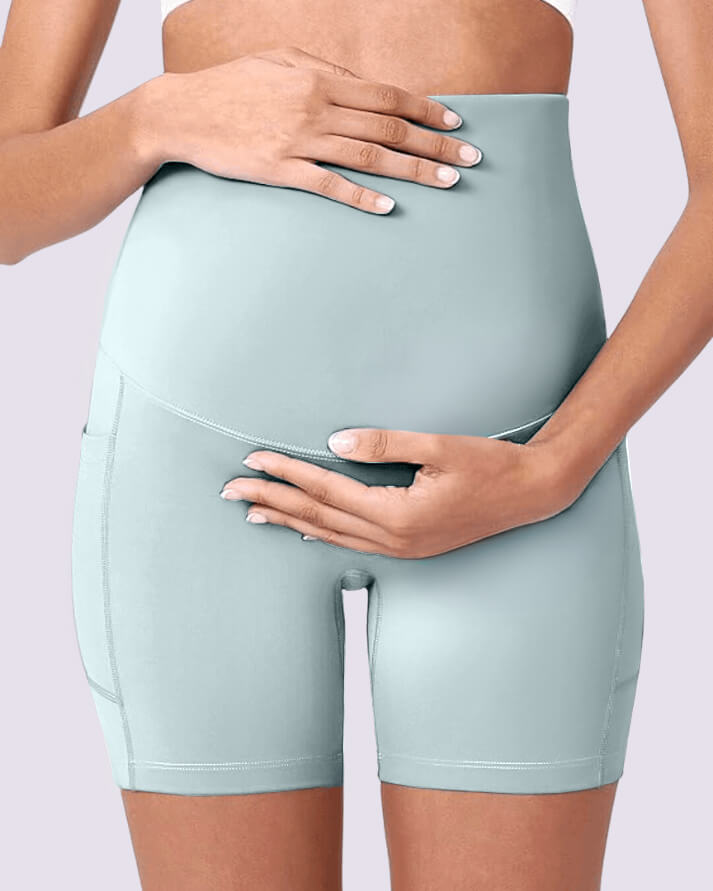 ComfortCloud 2.0 - Maternity & Postpartum Biker Shorts