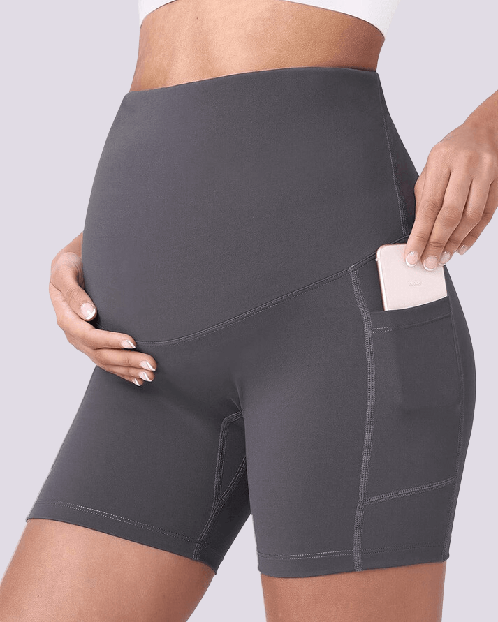 ComfortCloud 2.0 - Maternity & Postpartum Biker Shorts