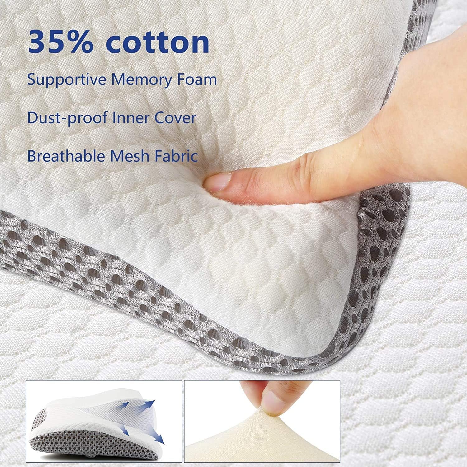 DreamEase Memory Foam Pillow