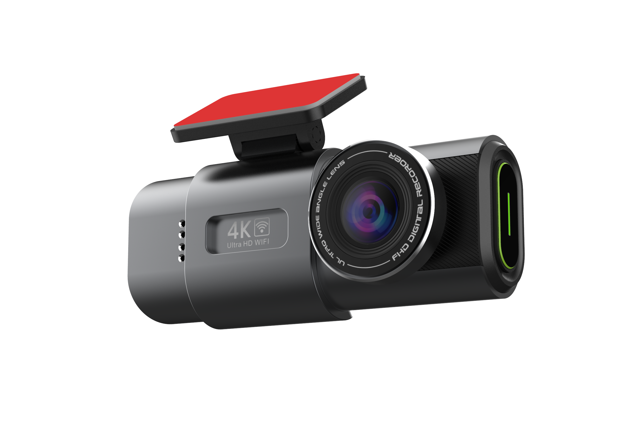 eCam Dual 4K Front Rear GPS Dash Cam WiFi And SD