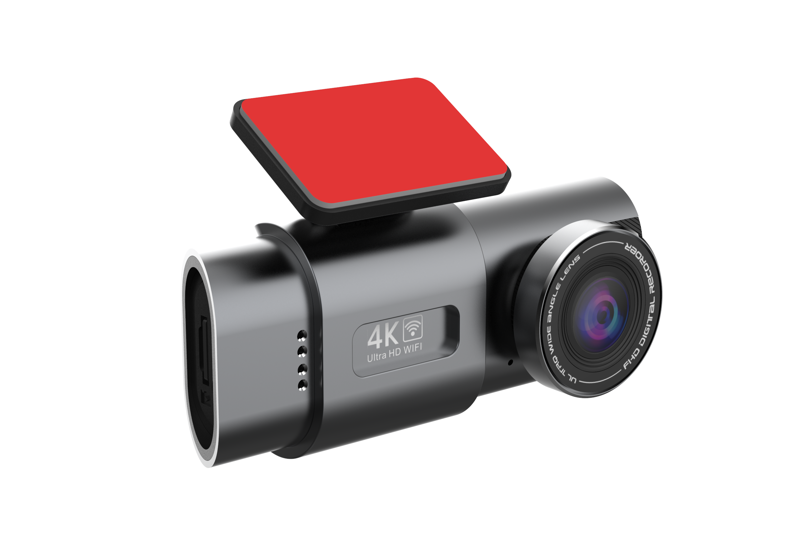 eCam Dual 4K Front Rear GPS Dash Cam WiFi And SD