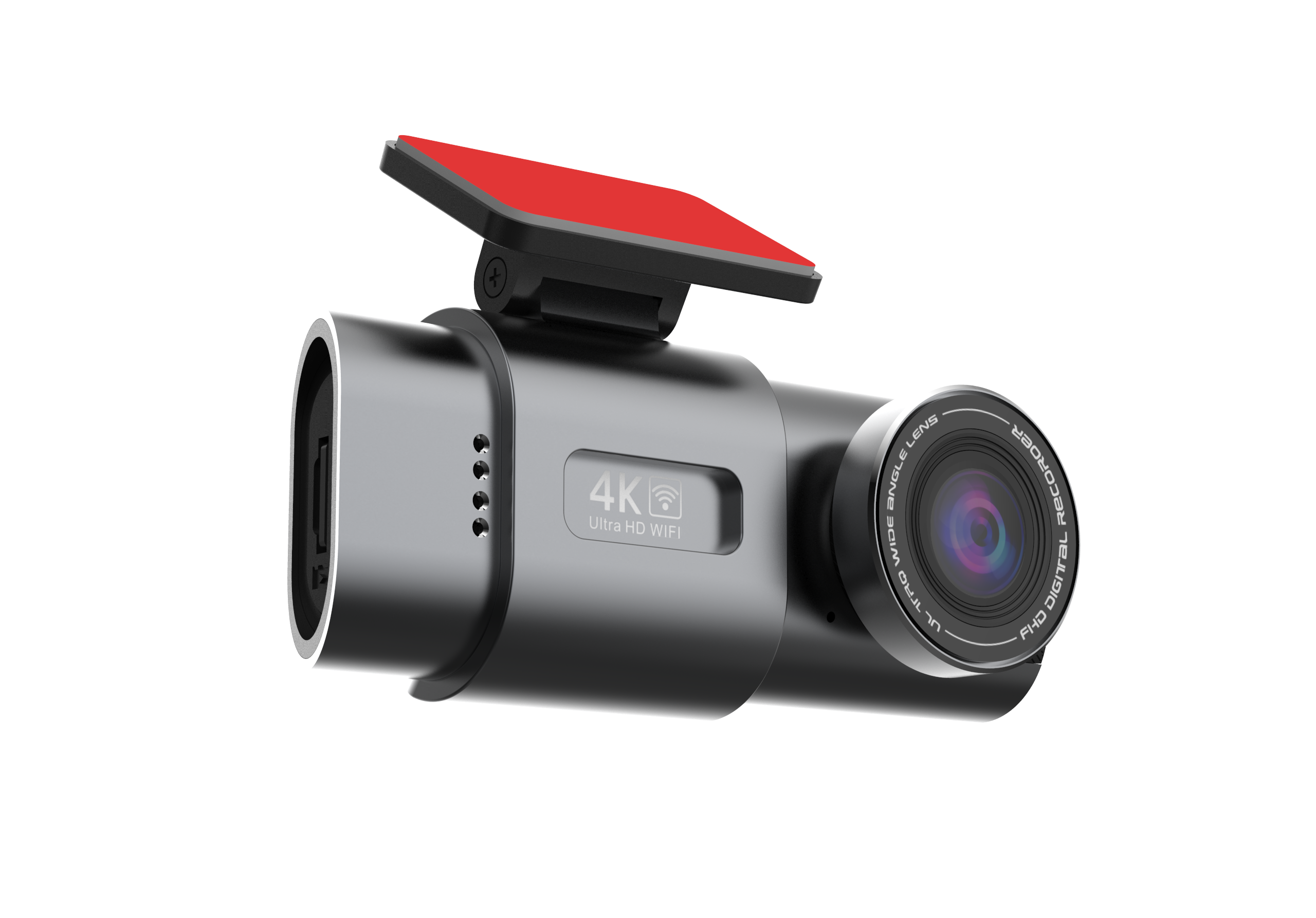 eCam Dual 4K Front Rear GPS Dash Cam WiFi And SD