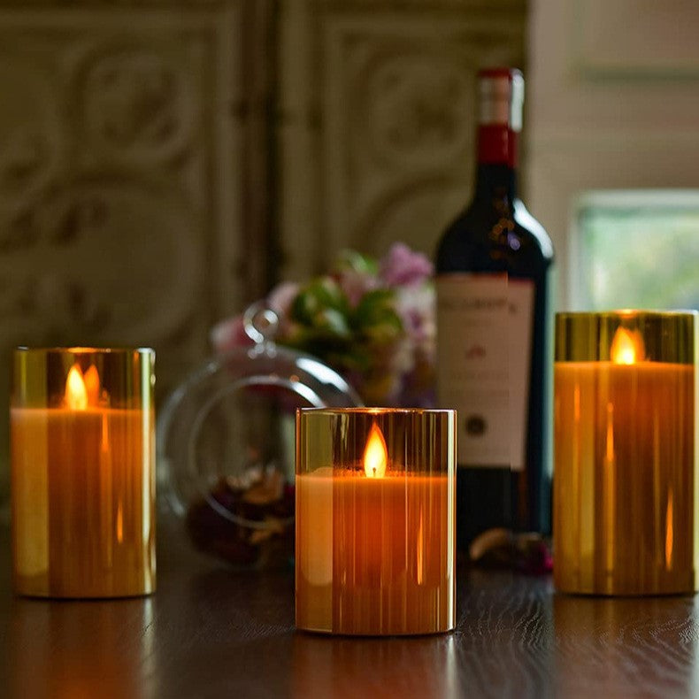 Glowlabo Flameless Candle Set