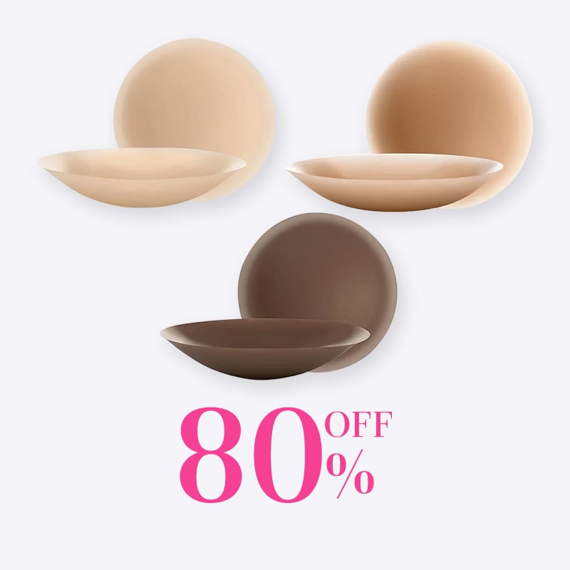 Go Braless! Seamless Nipple Covers (Latex-free and 100% Medical Silicone)