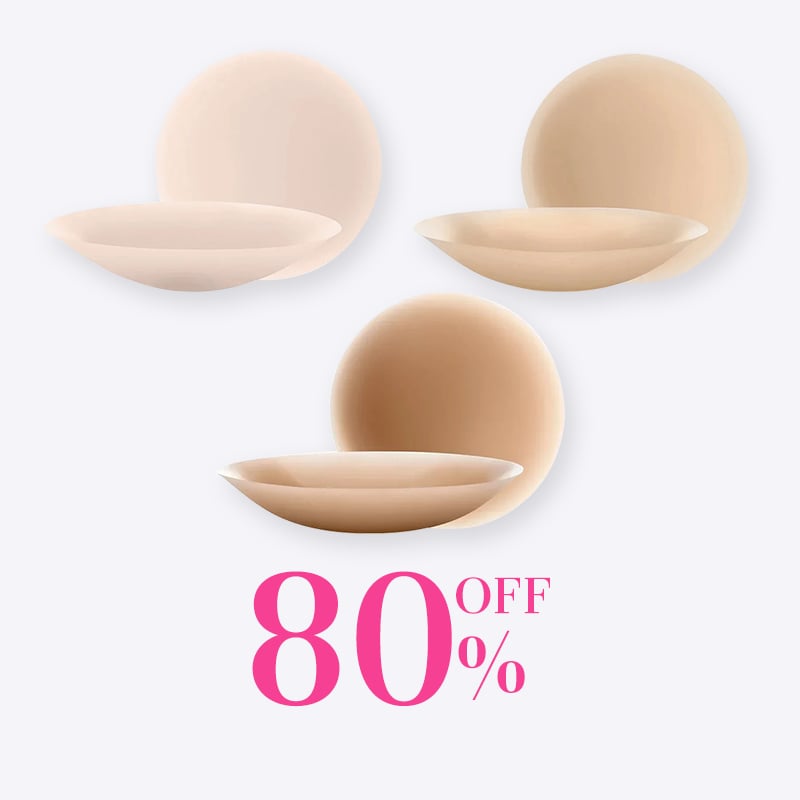 Go Braless! Seamless Nipple Covers (Latex-free and 100% Medical Silicone)