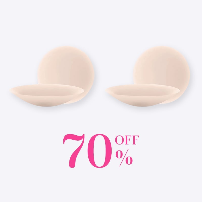 Go Braless! Seamless Nipple Covers (Latex-free and 100% Medical Silicone)