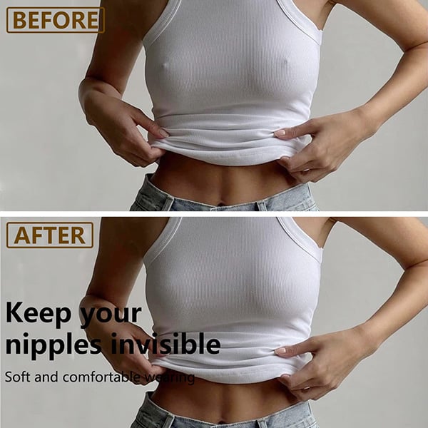 Go Braless! Seamless Nipple Covers (Latex-free and 100% Medical Silicone)