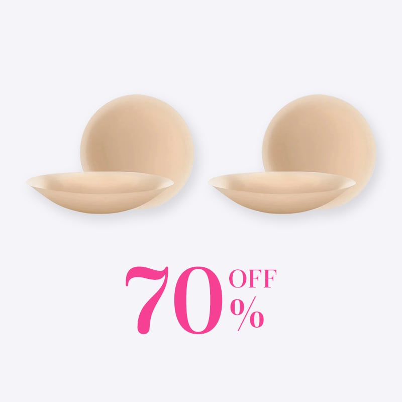 Go Braless! Seamless Nipple Covers (Latex-free and 100% Medical Silicone)