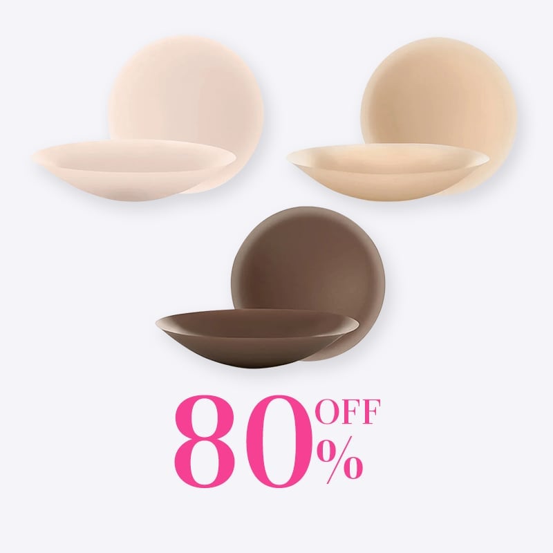 Go Braless! Seamless Nipple Covers (Latex-free and 100% Medical Silicone)