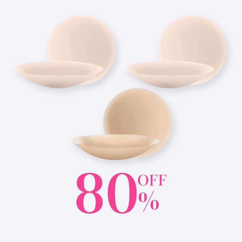 Go Braless! Seamless Nipple Covers (Latex-free and 100% Medical Silicone)