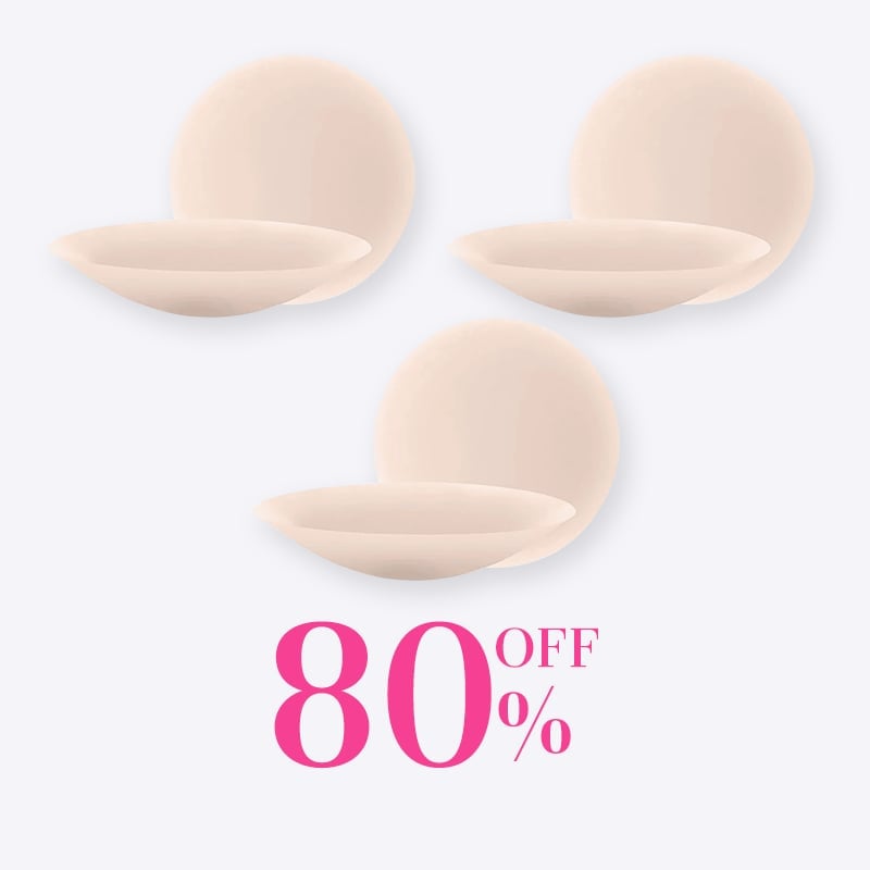 Go Braless! Seamless Nipple Covers (Latex-free and 100% Medical Silicone)