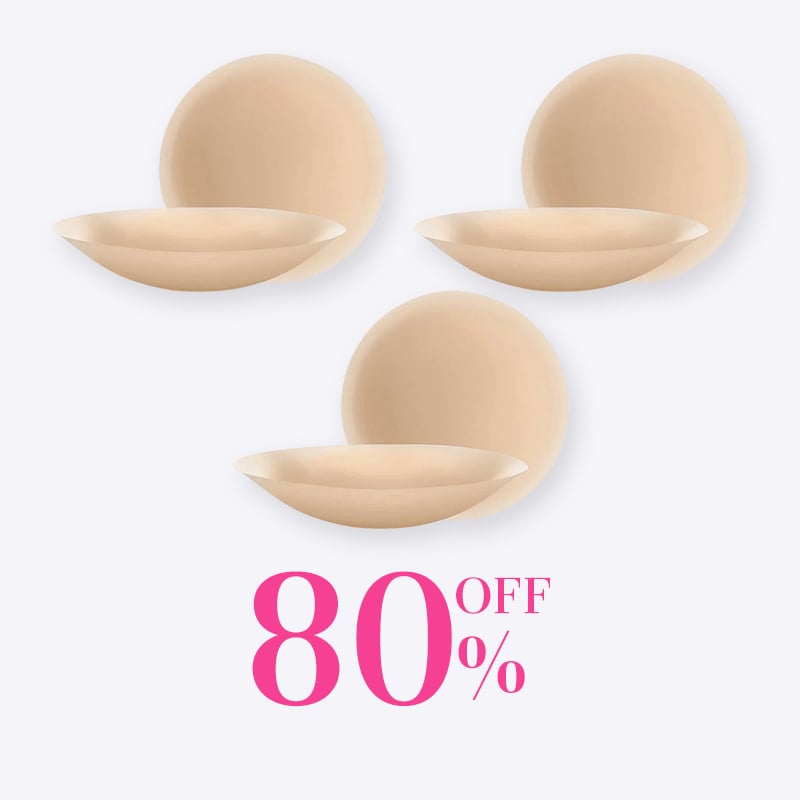 Go Braless! Seamless Nipple Covers (Latex-free and 100% Medical Silicone)