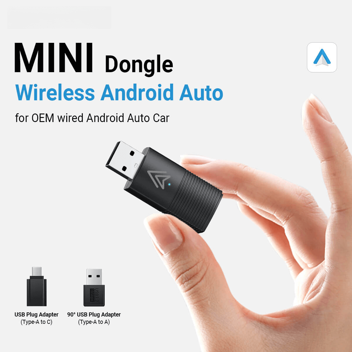 Hot Sale 40%OFF - Mini Wireless CarPlay/Android Auto Adapter