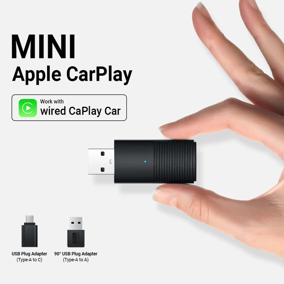 Hot Sale 40%OFF - Mini Wireless CarPlay/Android Auto Adapter