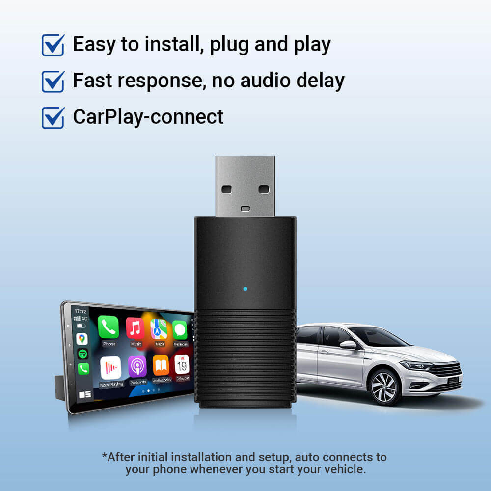 Hot Sale 40%OFF - Mini Wireless CarPlay/Android Auto Adapter