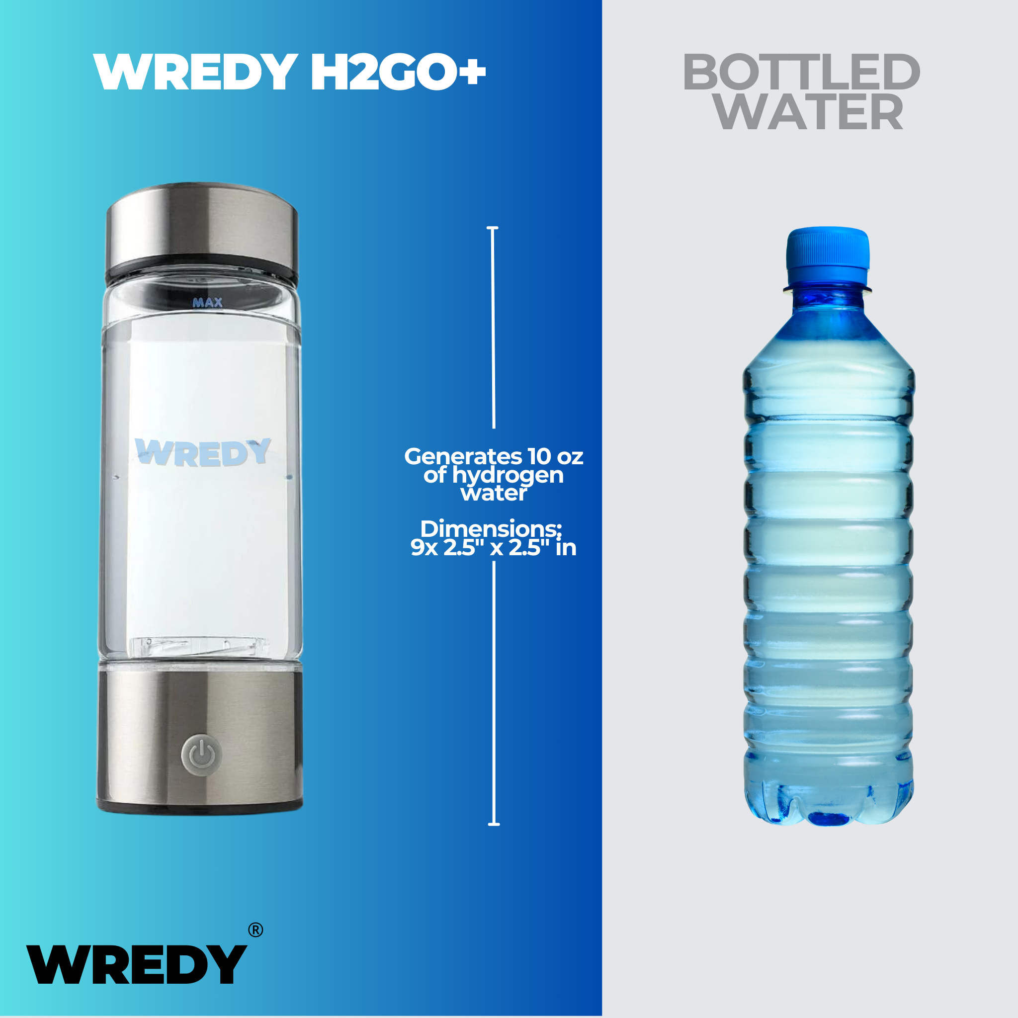 Hydrogen Water Bottle V2.0