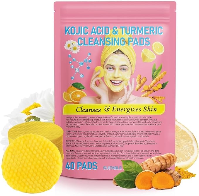 kojic acid turmeric pads