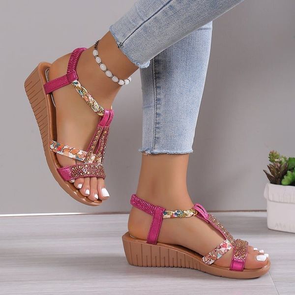 Last Day Promotion 50% OFF – Women’s New Summer Rhinestone Open Toe Orthopaedic Sandals