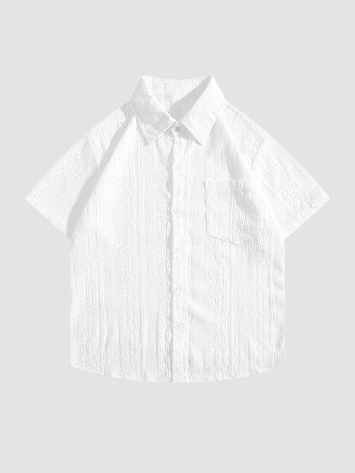 MV Retro Japanese Half-Sleeved Linen Shirt