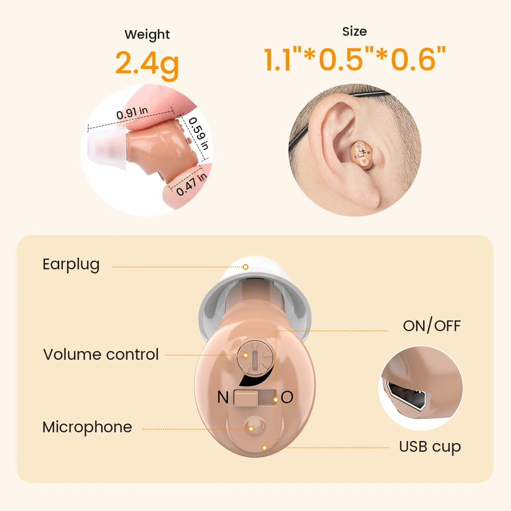 Nebroo CIC Hearing Aids