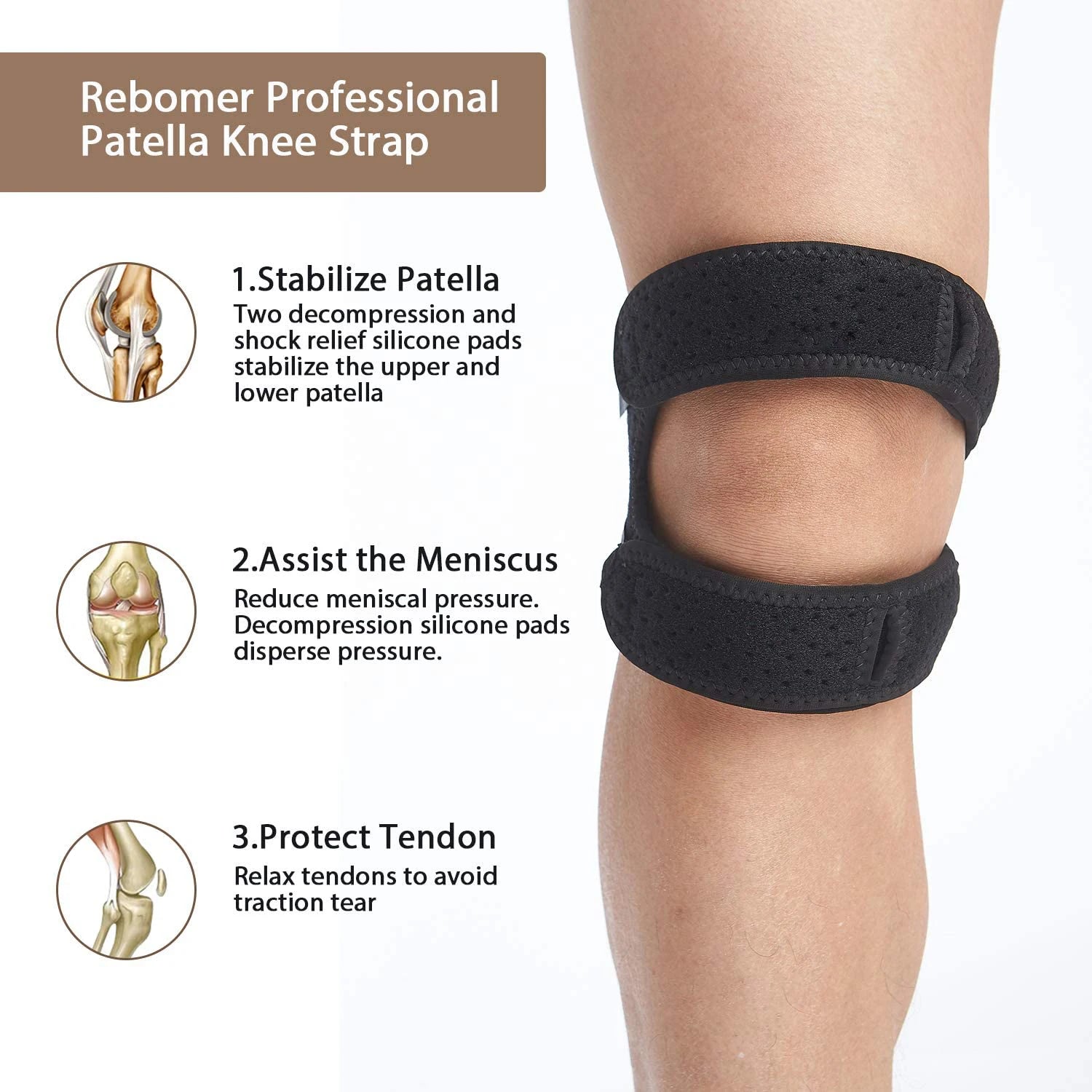 NEENCA Patella Knee Strap: Joint Pain Relief