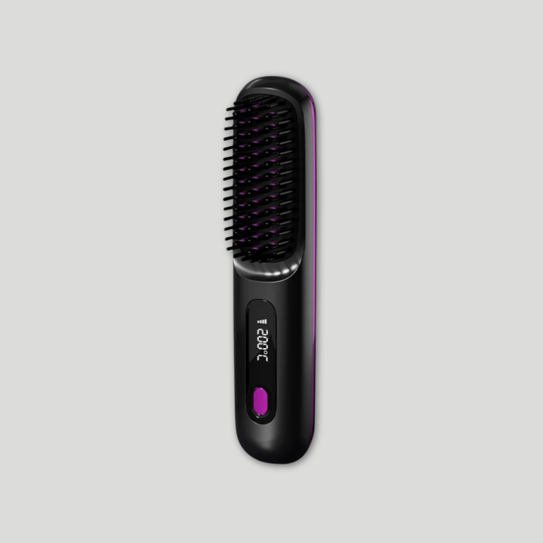 [NEW] Numoya Portable Straightener Brush - GoBrush PRO