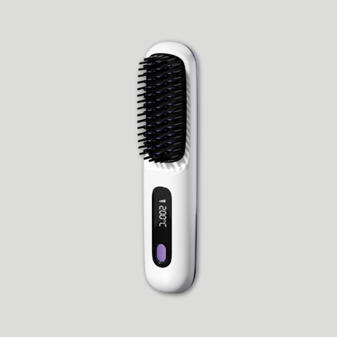 [NEW] Numoya Portable Straightener Brush – GoBrush PRO