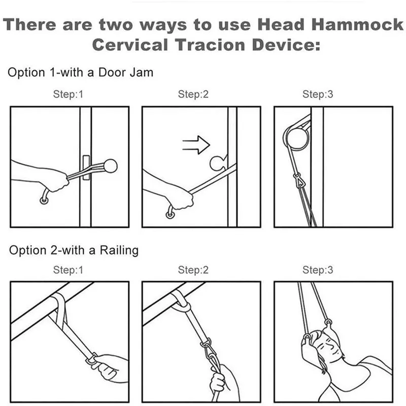 Portable Neck Stretcher Over-Door Hammock