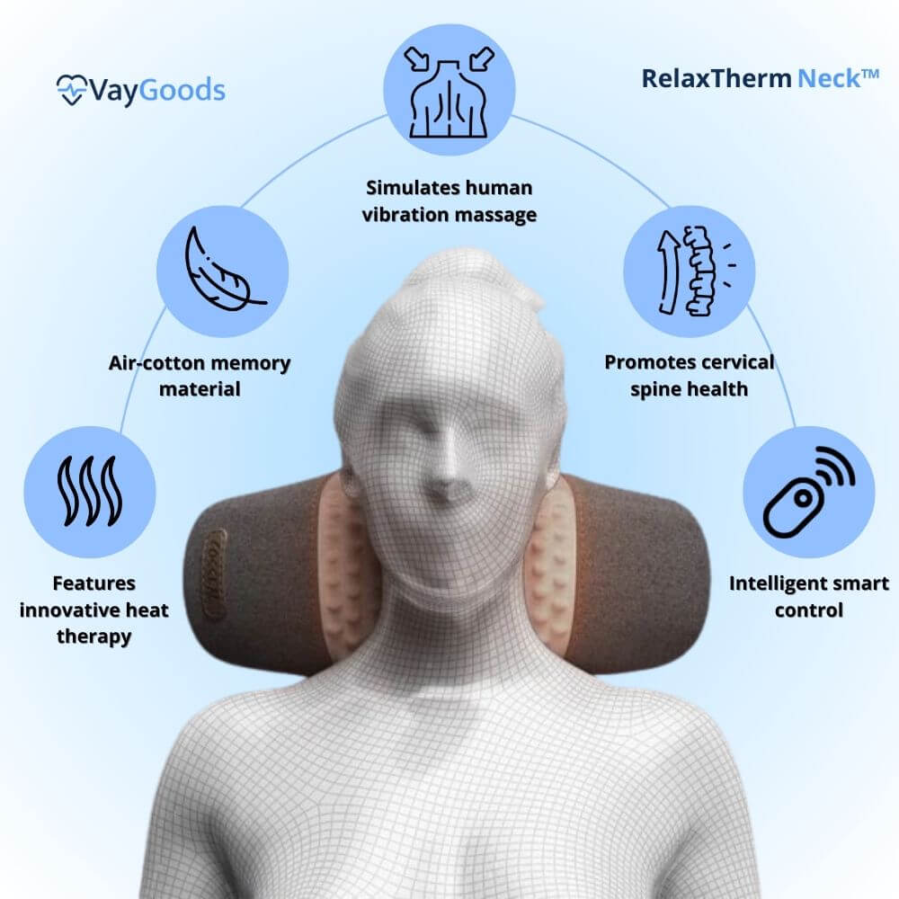 RelaxTherm Neck - Electric Neck Massager Pillow