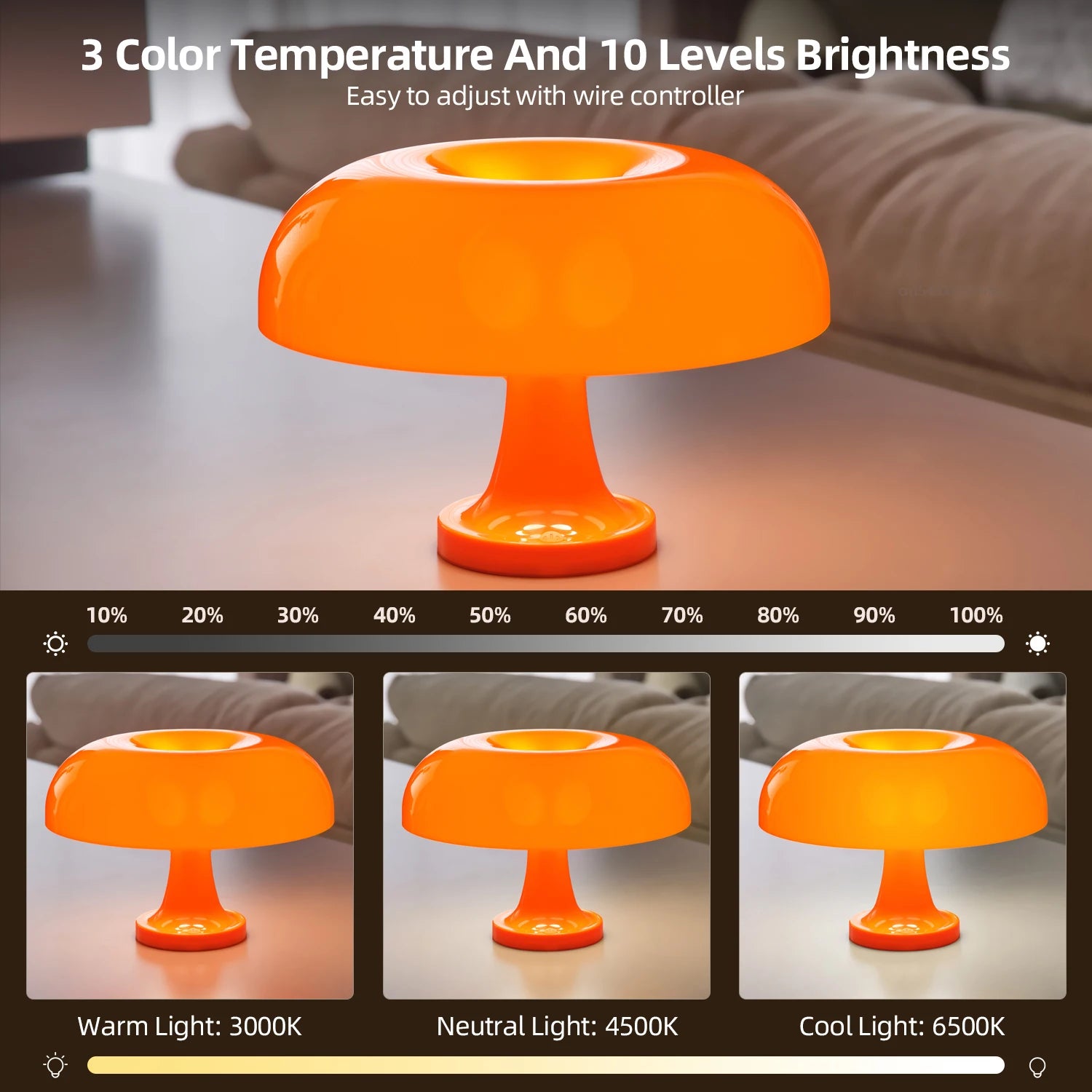 Soho Retro Mushroom Lamp