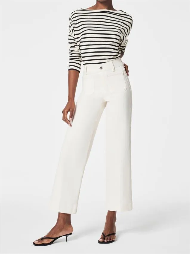 Tummy Control Cropped Wide-Leg Jeans - 2024 Best Selling Jeans