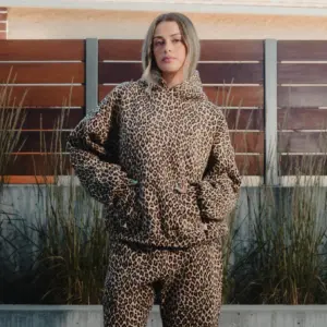 Unisex Luxe Leopard Hoodie