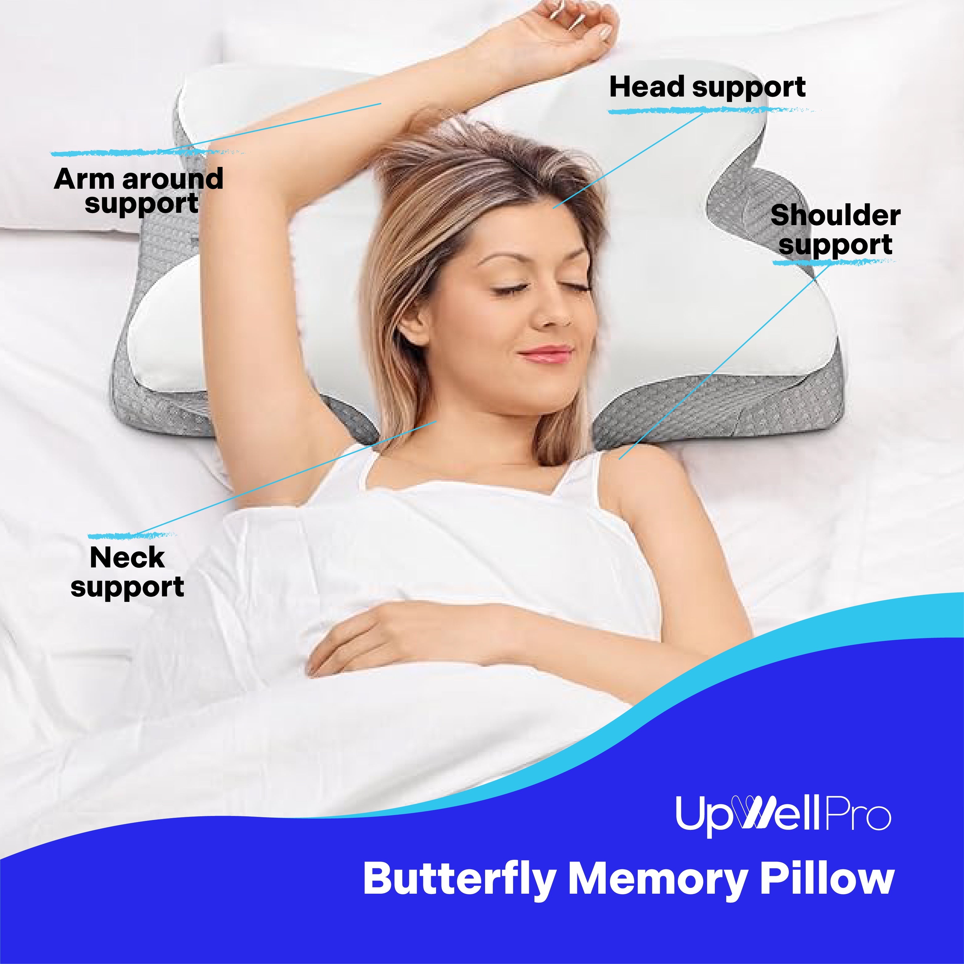 Upwell Pro Butterfly Memory Pillow| Flash Sale