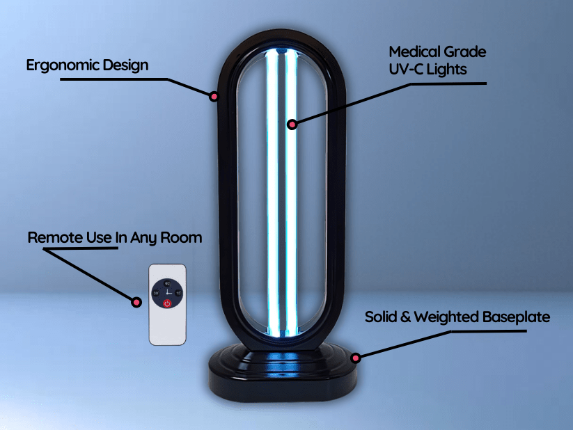 UVO Powered Home Disinfection Tower