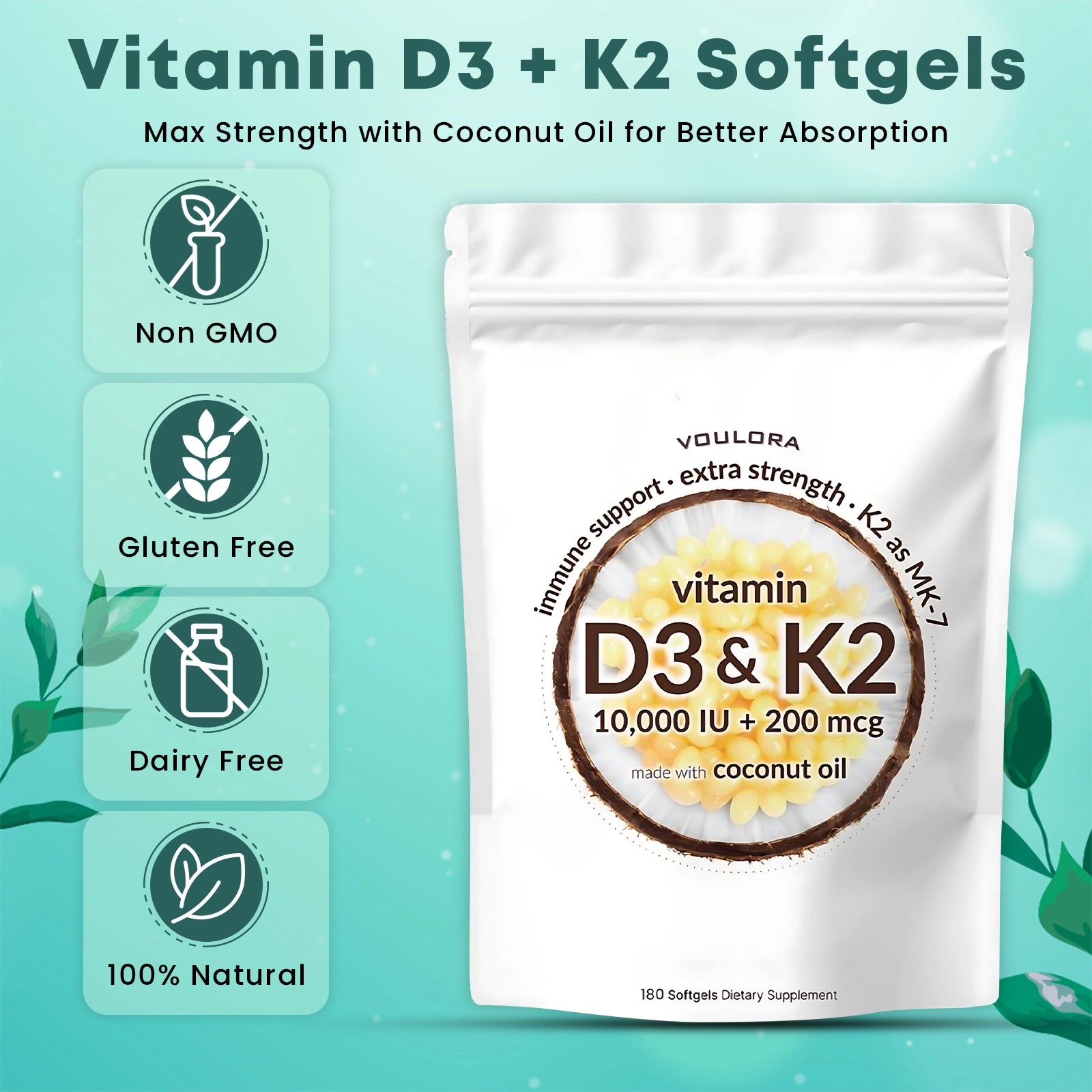 Vitamin D3 & K2