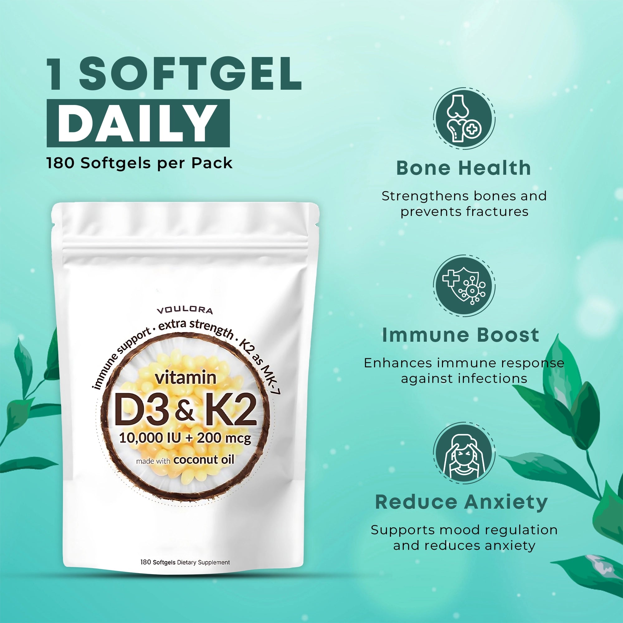 Vitamin D3 & K2