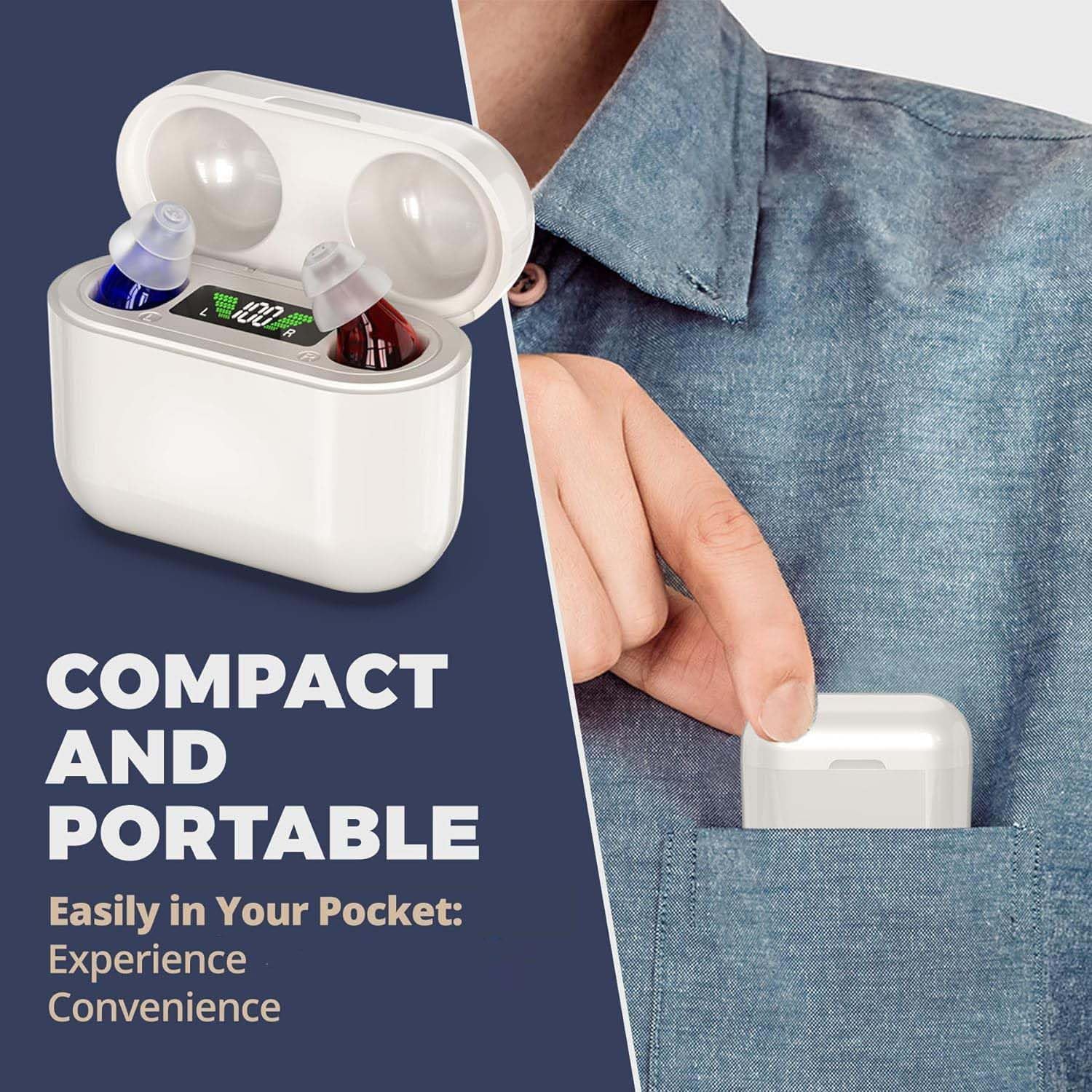 Wireless Rechargeable Hearing Aids