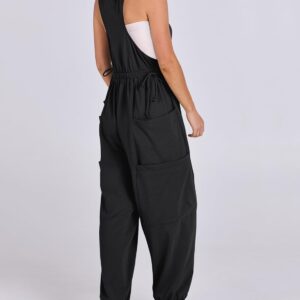 Women’s Sleeveless Baggy Harem Jumpsuits