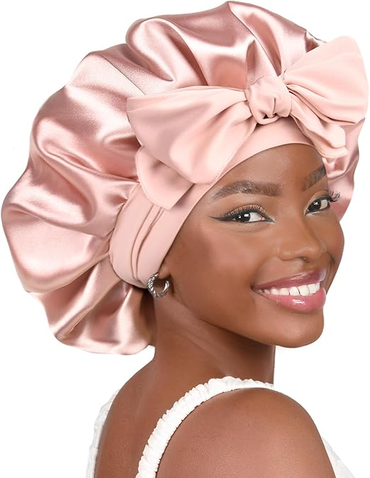 100% Pure Silk Hair Protection Bonnet