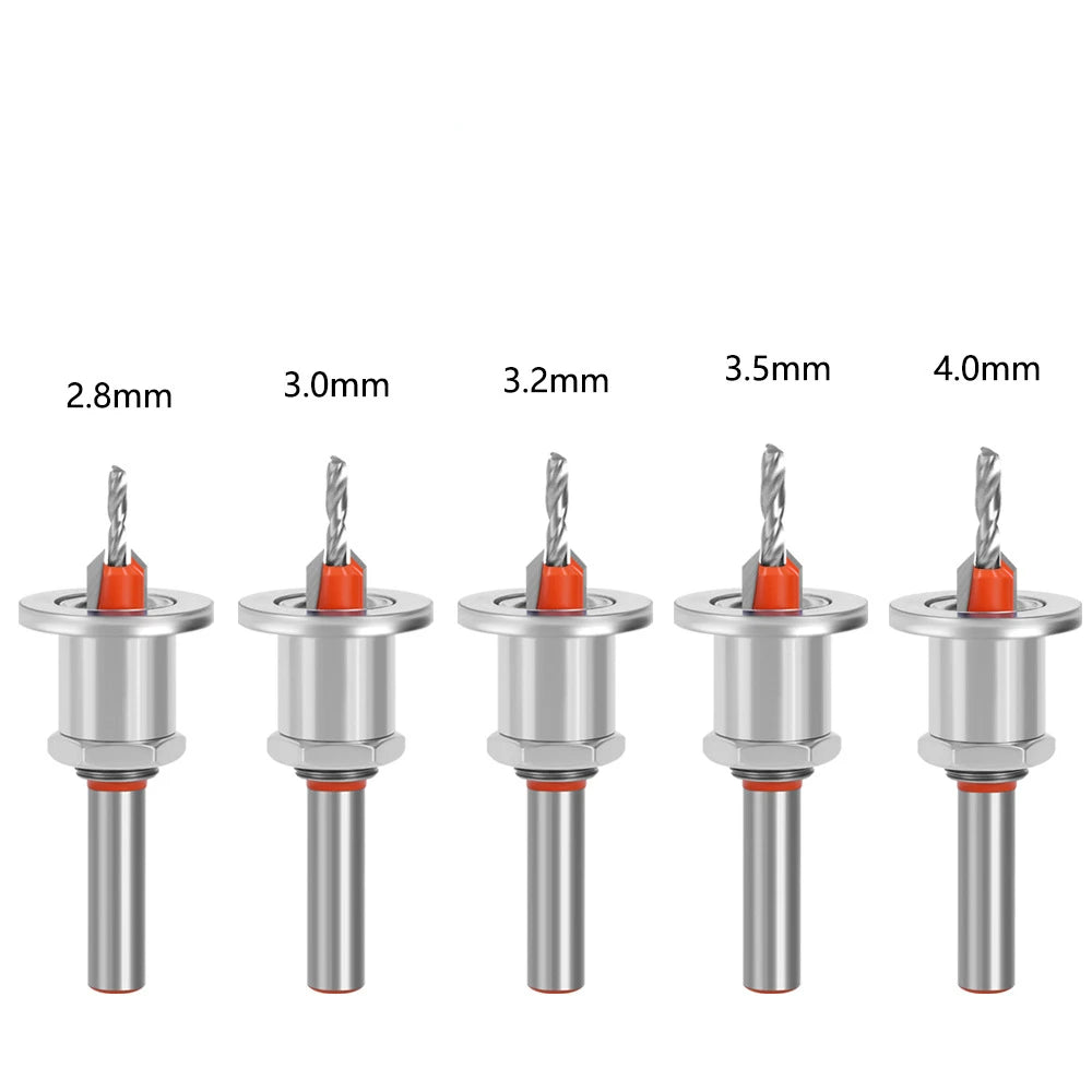 5Pcs Countersink Drill Bit Set