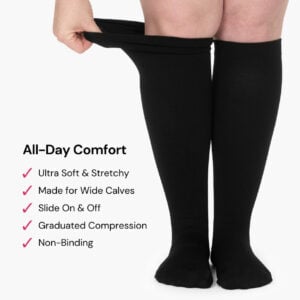 Advanced Wide Compression Socks For Pain Relief